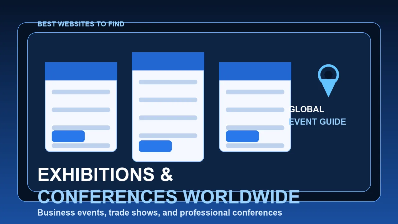 Best Websites to Find Exhibitions and Conferences Worldwide